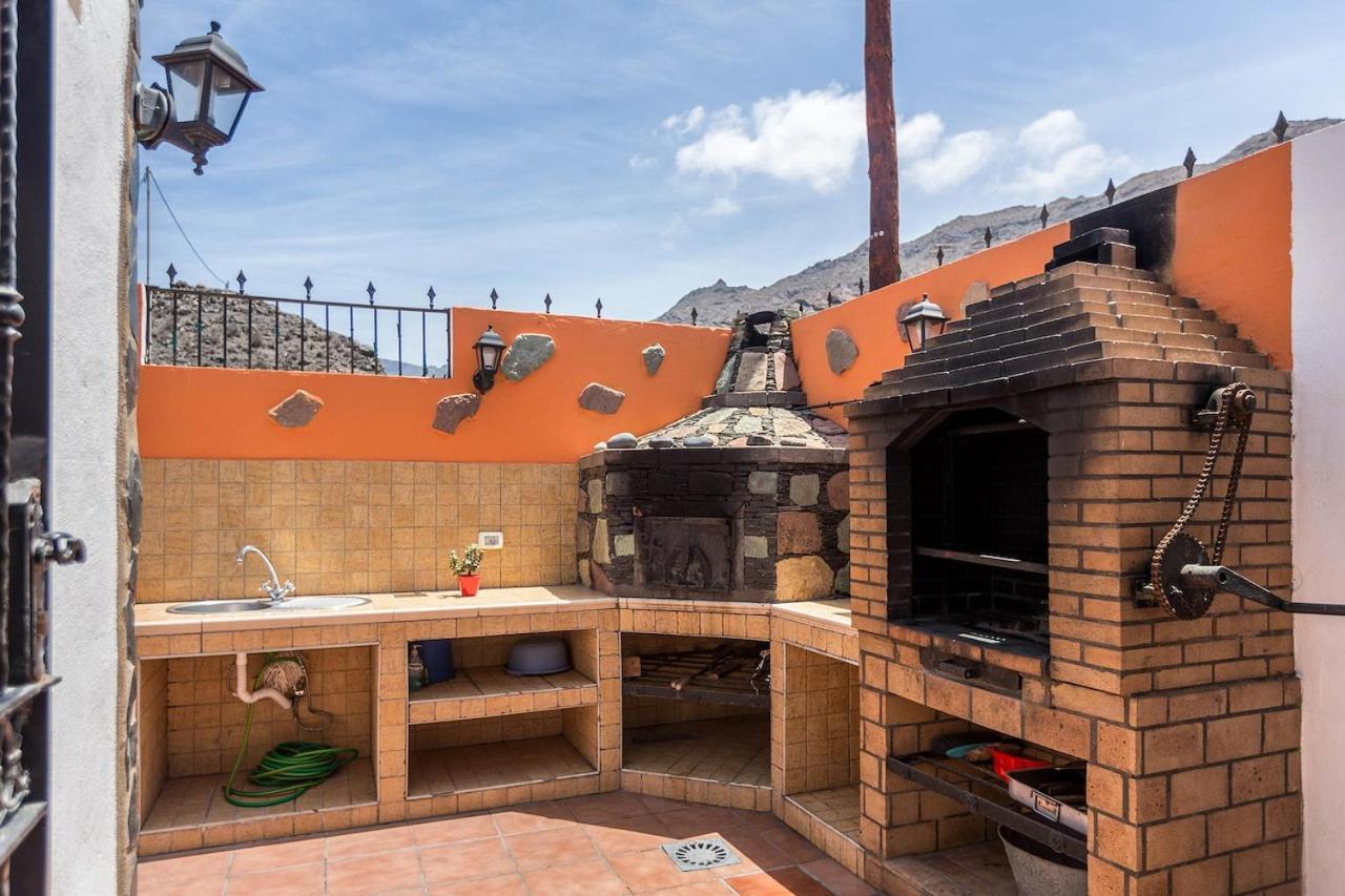 Casa Costera Playa De Tasarte Villa San Nicolás Exteriör bild